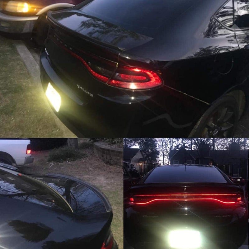 TuTuYa Universal Car Spoiler 4.92ft/1.5m Matte Black Car Trunk Spoiler Lip Kit شريط مطاطي شريط سبويلر ذيل زعنفة خلفية جناح خلفي هاتشباك لموست السيارات المشهورة - Image 4
